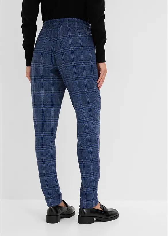 Pantaloni jacquard con elastico in vita, bonprix