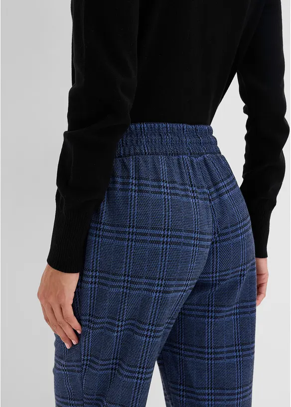 Pantaloni jacquard con elastico in vita, bonprix
