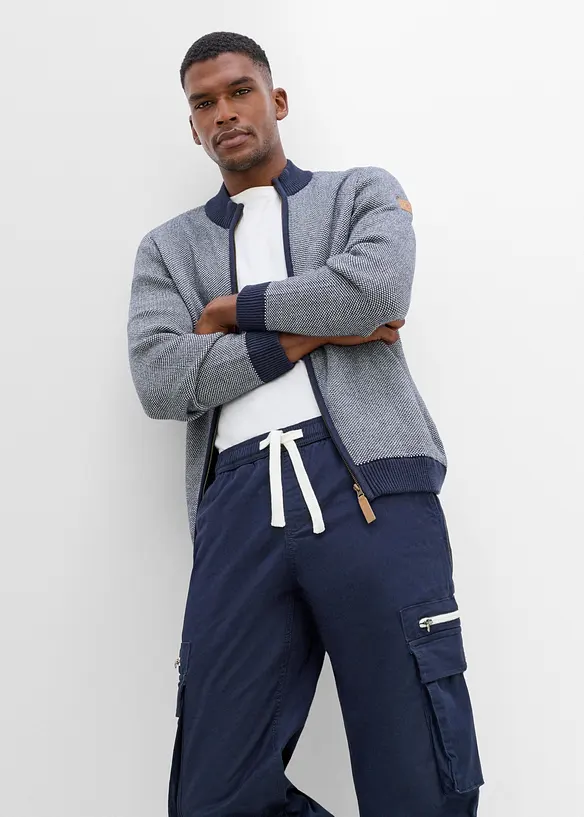 Pantaloni elasticizzati con elastico in vita, regular fit, bonprix