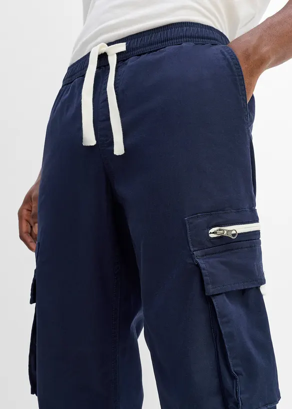 Pantaloni elasticizzati con elastico in vita, regular fit, bonprix