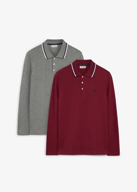 Polo in puro cotone biologico (pacco da 2), bonprix