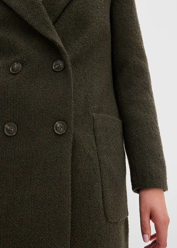 Cappotto corto in simil lana, bonprix