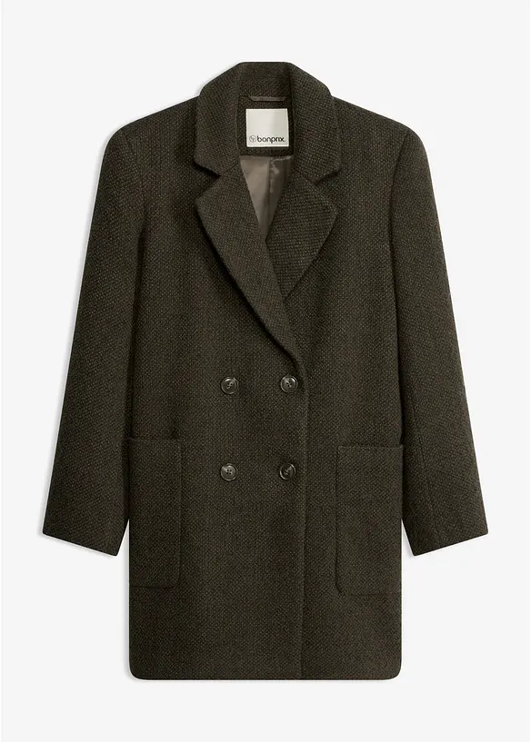 Cappotto corto in simil lana, bonprix