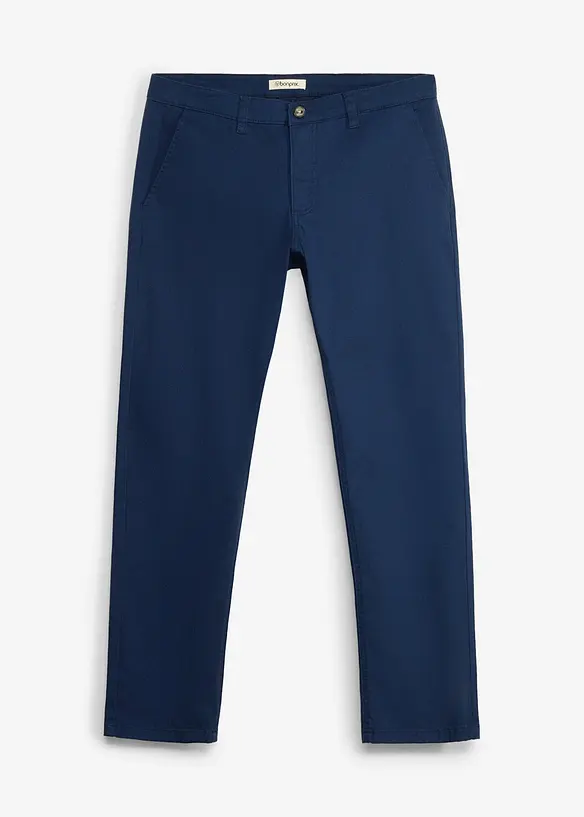 Pantaloni chino elasticizzati relaxed fit, straight, bonprix