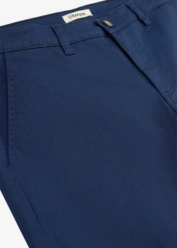 Pantaloni chino elasticizzati relaxed fit, straight, bonprix