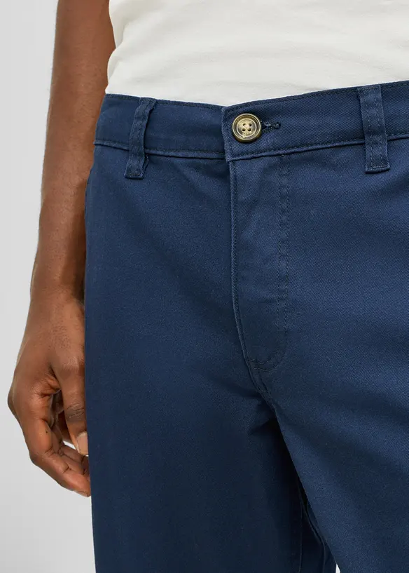 Pantaloni chino elasticizzati relaxed fit, straight, bonprix