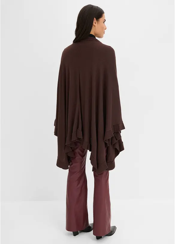 Poncho con cachemire, bonprix