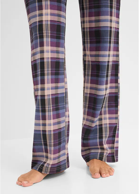 Pantaloni da pigiama in puro cotone (pacco da 3), bonprix