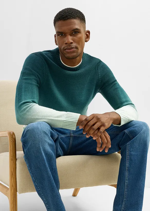 Maglione in filato fine, regular fit, bonprix