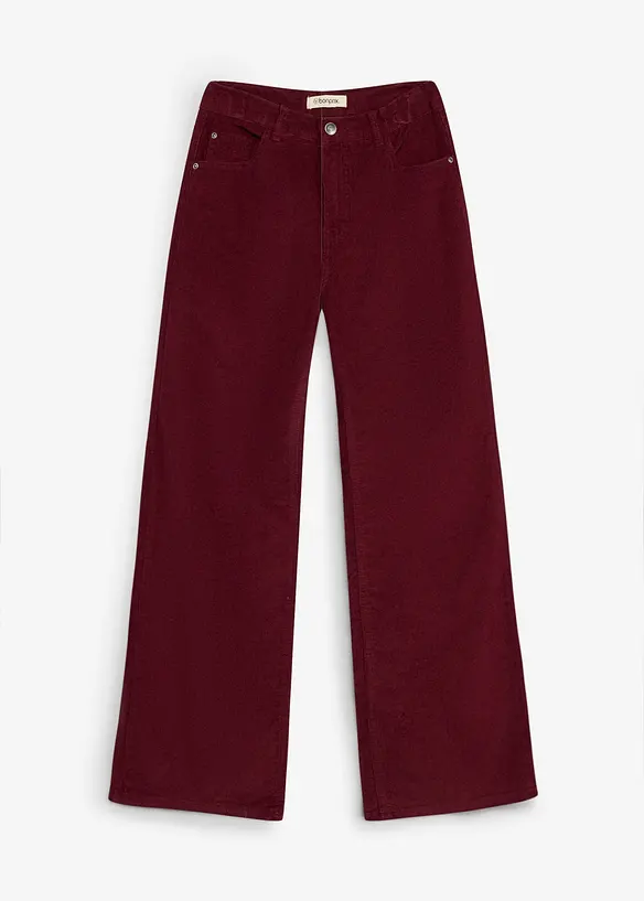 Pantaloni comodi in velluto a coste, loose fit, bonprix