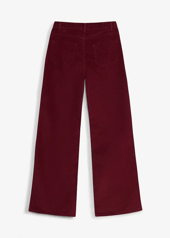 Pantaloni comodi in velluto a coste, loose fit, bonprix