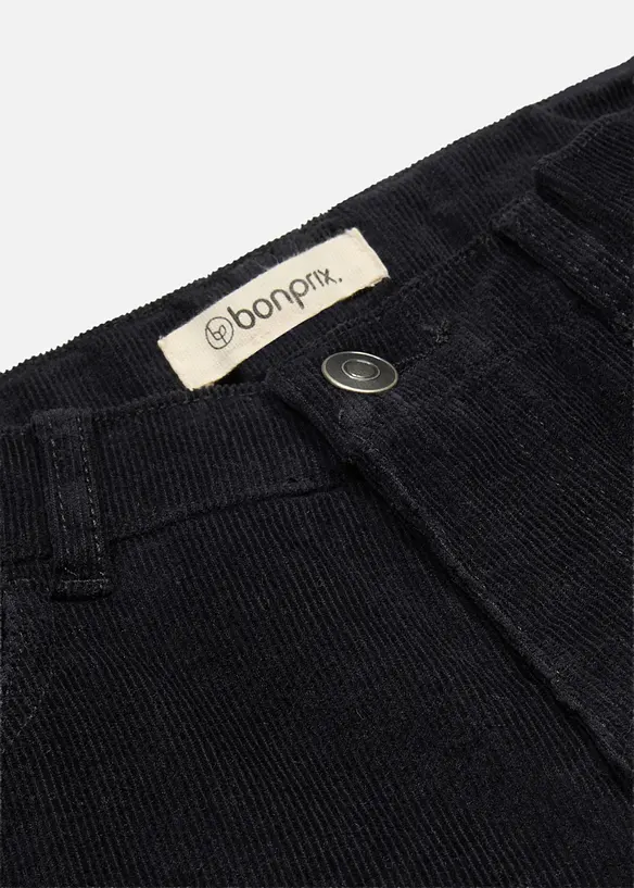 Pantaloni comodi in velluto a coste, loose fit, bonprix
