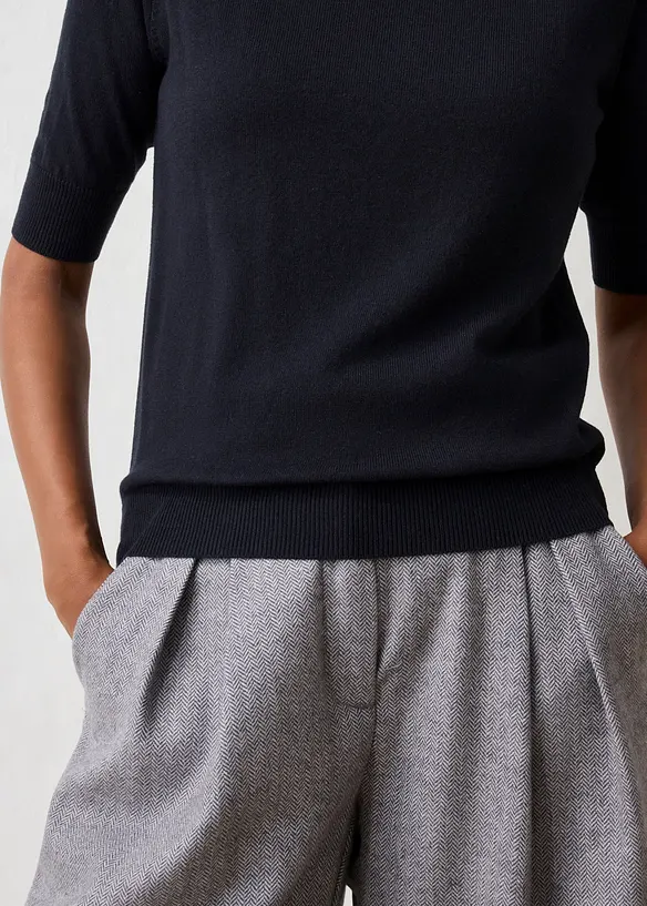 Maglione a collo alto in morbido misto lana, bonprix