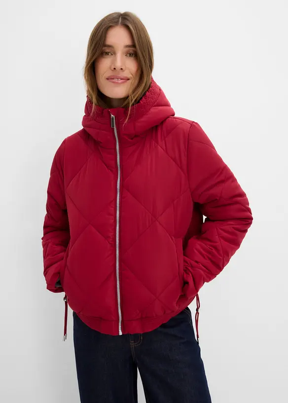 Giacca trapuntata corta con fodera a contrasto, bonprix