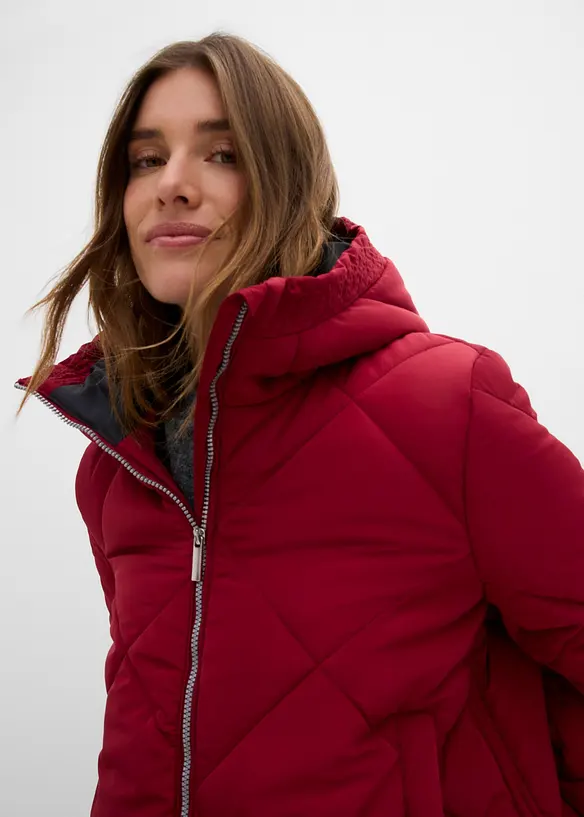 Giacca trapuntata corta con fodera a contrasto, bonprix