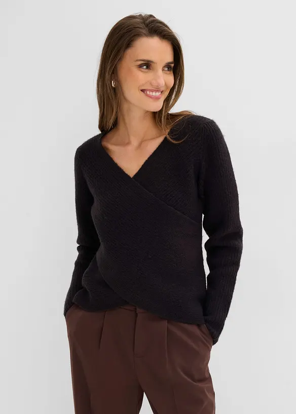 Maglione incrociato, bonprix