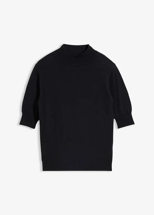 Maglione a collo alto in morbido misto lana, bonprix