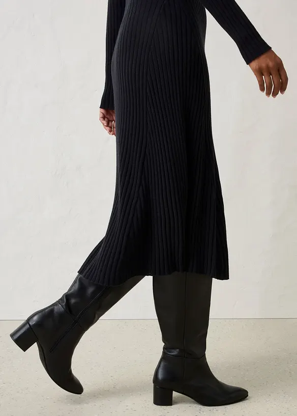 Abito in maglia di lana merino, bonprix