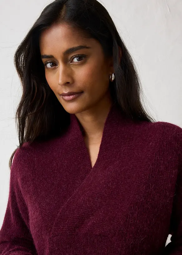 Maglione in misto alpaca caldo, bonprix