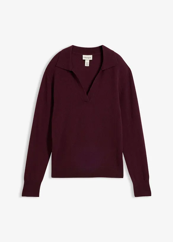 Maglione con percentuale di cachemire certificato GCS&reg;, bonprix
