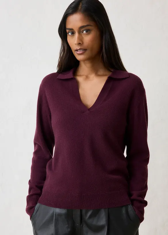 Maglione con percentuale di cachemire certificato GCS&reg;, bonprix