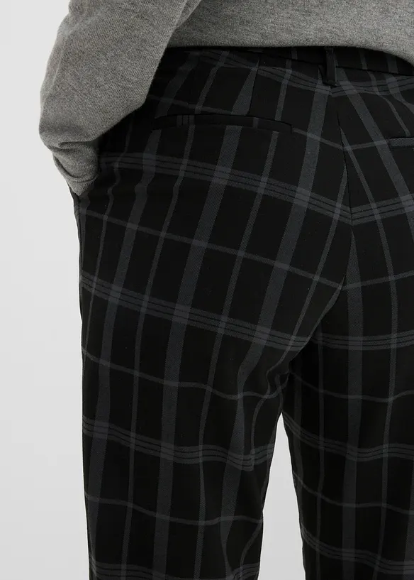 Pantaloni chino a quadri, bonprix