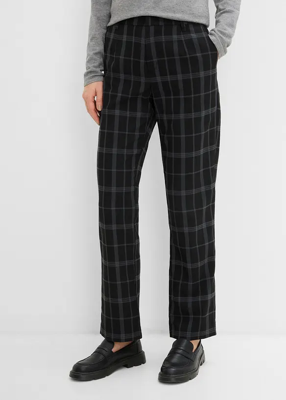 Pantaloni chino a quadri, bonprix