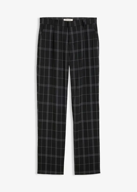 Pantaloni chino a quadri, bonprix