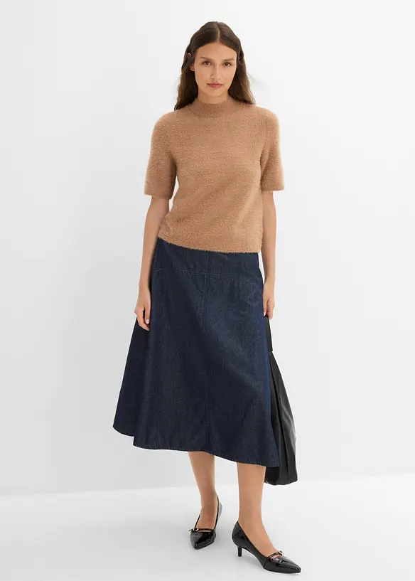 Maglione in filato effetto piuma, bonprix