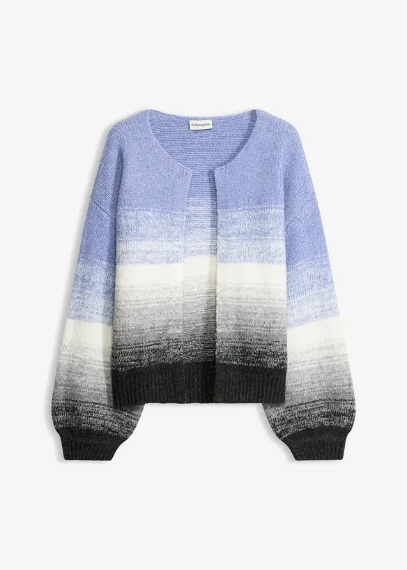 Cardigan in morbido filato grosso misto lana, bonprix