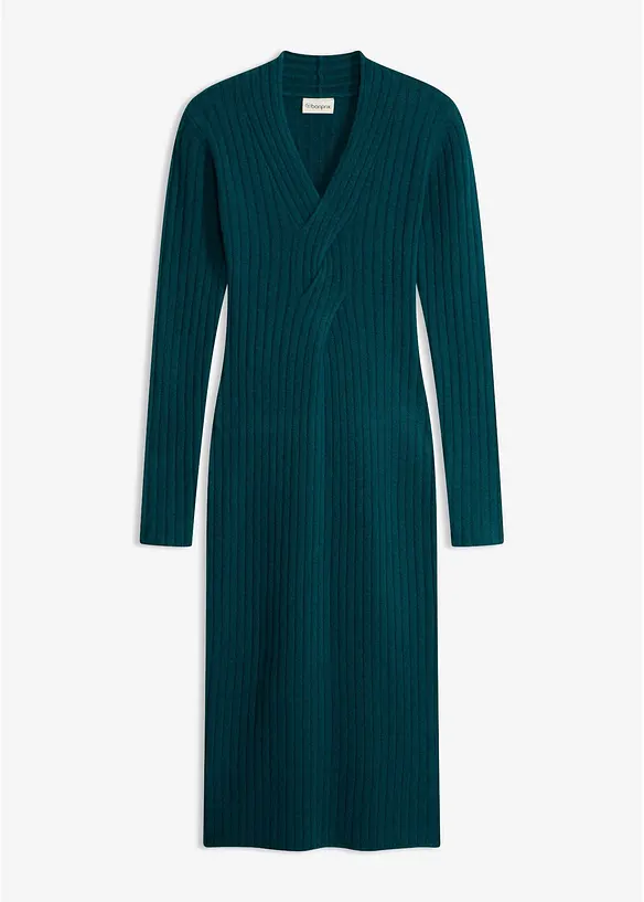 Abito in maglia misto lana, bonprix