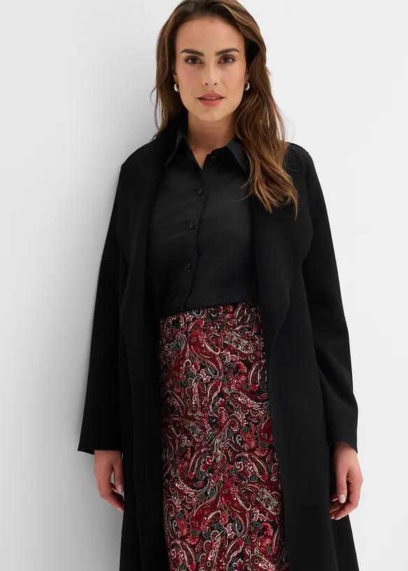 Gonna in misto cotone elasticizzato, bonprix
