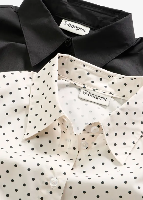 Camicetta con cotone (pacco da 2), bonprix