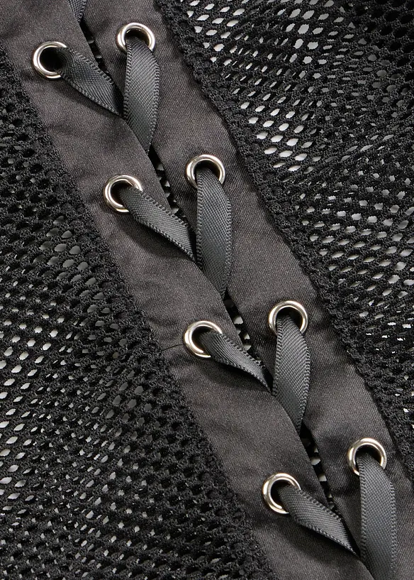 Corsetto e perizoma in rete (set 2 pezzi), bonprix