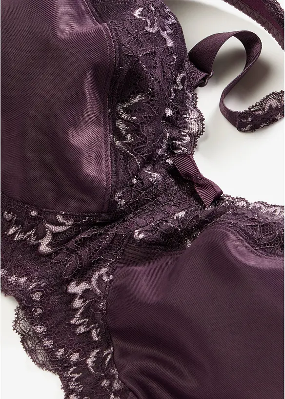 Reggiseno contenitivo senza ferretto con spalline imbottite, bonprix