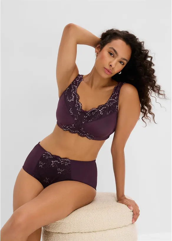 Reggiseno contenitivo senza ferretto con spalline imbottite, bonprix