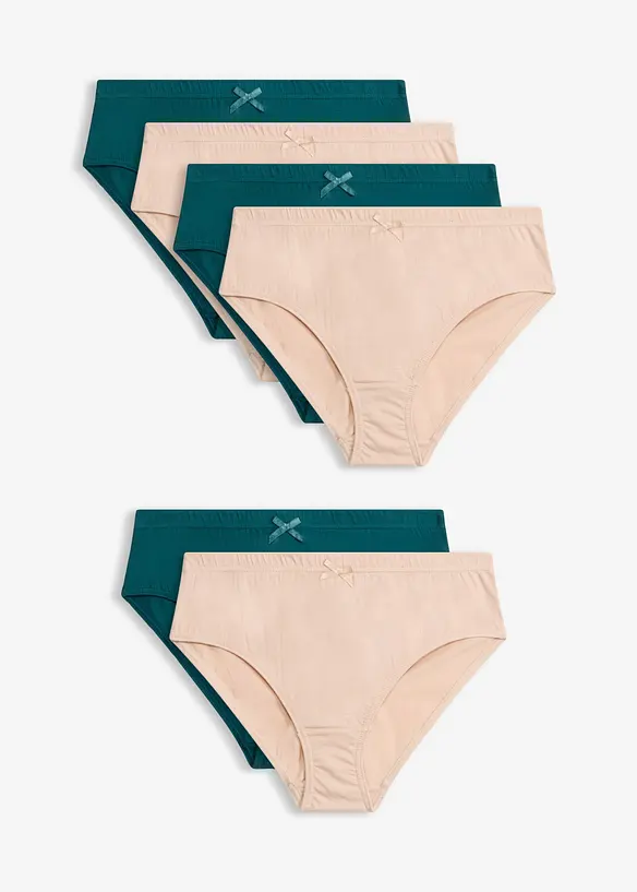 Slip sgambati con cotone (pacco da 6), bonprix