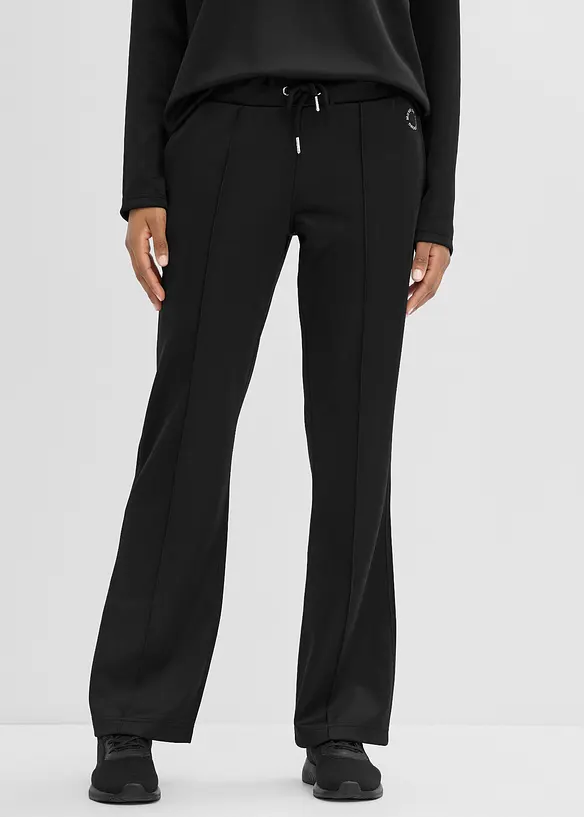 Pantaloni sportivi con piega cucita, ad asciugatura rapida, bonprix