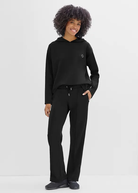 Pantaloni sportivi con piega cucita, ad asciugatura rapida, bonprix