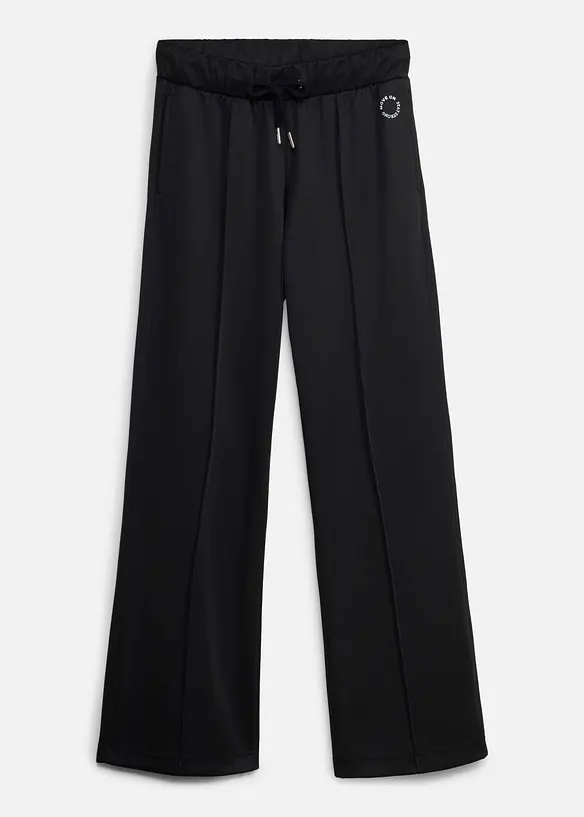 Pantaloni sportivi con piega cucita, ad asciugatura rapida, bonprix