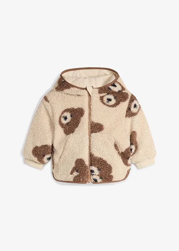 Giacca reversibile 2 in 1 con morbido pile teddy., bonprix