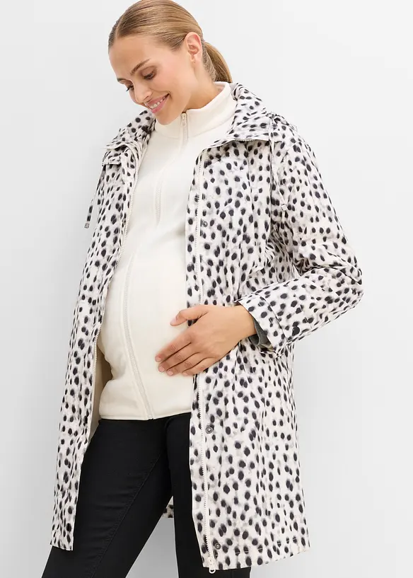Cappotto pr&eacute;maman e porta beb&egrave; 6 in 1 resistente alle intemperie, con inserto babywearing e giacca in pile rimovibile (set da 4 pezzi)., bonprix