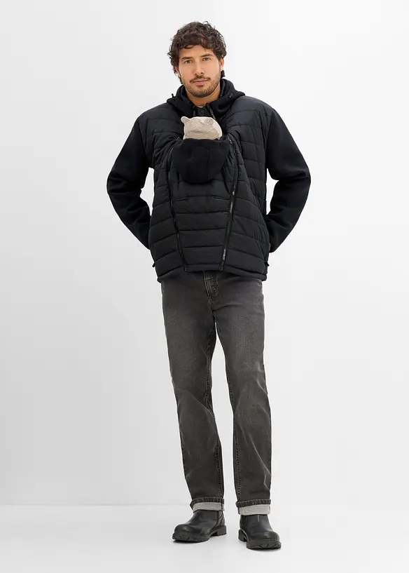 Giacca da uomo 2 in 1 con inserto babywearing (set 2 pezzi), bonprix