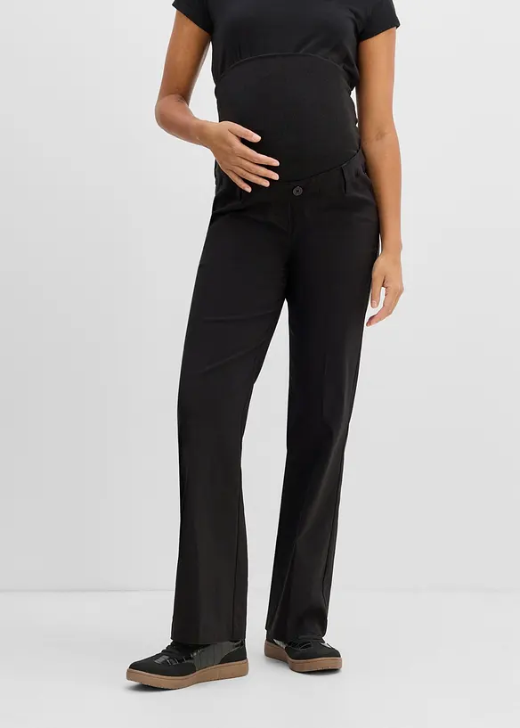 Pantaloni pr&eacute;maman elasticizzati modello bootcut, bonprix