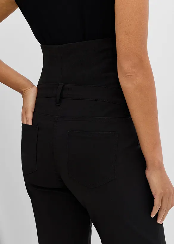 Pantaloni pr&eacute;maman elasticizzati modello bootcut, bonprix