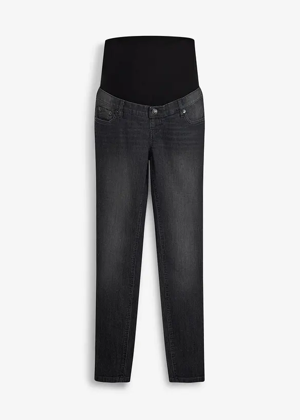 Jeans pr&eacute;maman elasticizzati con cotone biologico, skinny, bonprix