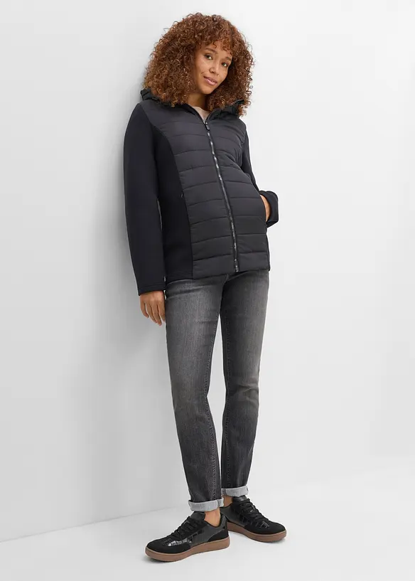 Jeans pr&eacute;maman elasticizzati con cotone biologico, skinny, bonprix
