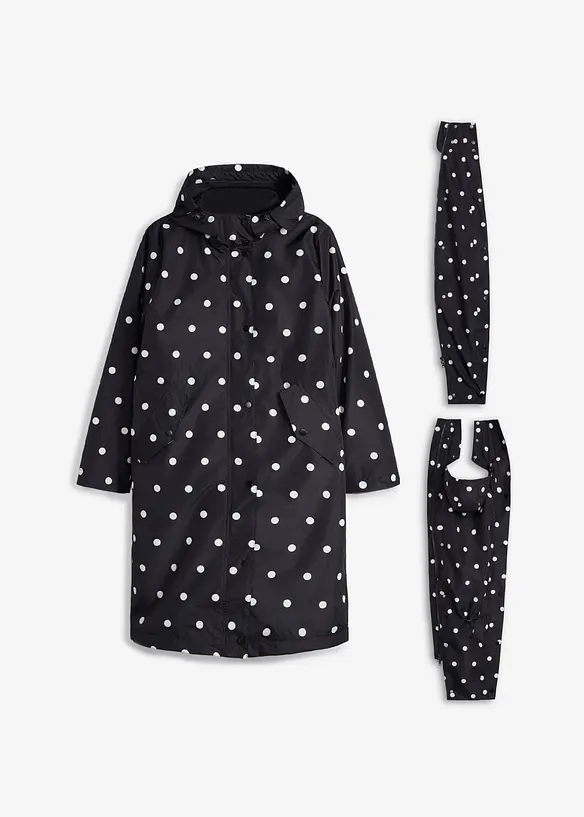 Cappotto pr&eacute;maman e porta beb&egrave; 6 in 1 resistente alle intemperie, con inserto babywearing e gilet trapuntato rimovibile (set 4 pezzi)., bonprix