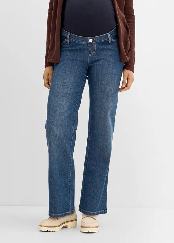 Jeans pr&eacute;maman con cotone biologico, loose fit, bonprix
