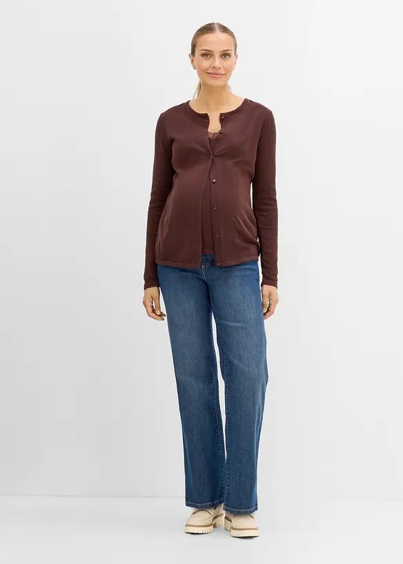 Jeans pr&eacute;maman con cotone biologico, loose fit, bonprix